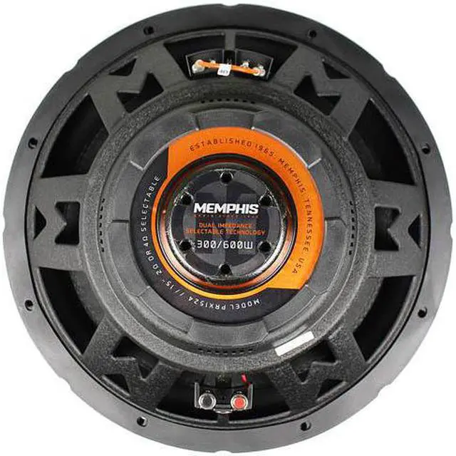 Alt view image 3 of 3 - Memphis Audio 15" Selectable Subwoofer 2 Ohm or 4 Ohm 600 Watts Max PRX1524