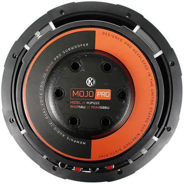 Alt view image 3 of 3 - Memphis Audio 12" 1500 Watt Subwoofer Dual 2 Ohm Car Stereo BASS MOJO MJP1222