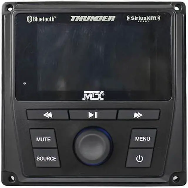 Alt view image 3 of 4 - MTX AWMC3 UTV or Boat Marine Receiver w/Bluetooth AM/FM/WB & Sirius/XM Ready