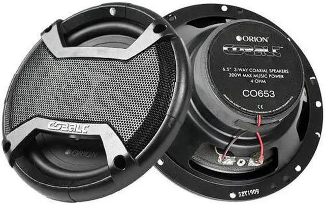 Alt view image 5 of 7 - Orion CO653300W 6.5" 3-Way Cobalt Series Coaxial Car Speakers
