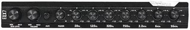 Alt view image 2 of 3 - DS18 7 Band Equalizer Subwoofer Control with High Level Input Auto Turn on EQX7
