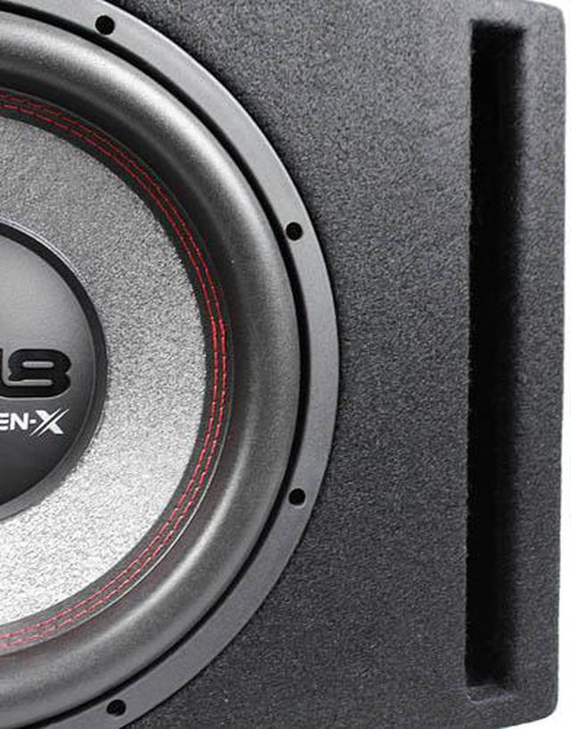 Dual 12 Loaded Subwoofer Ported Enclosure With GEN-X124D 900 Watts Rm