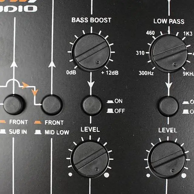 Alt view image 3 of 9 - PRV 4 Way Electronic Crossover 4 Inputs and 6 Outputs 9 Volts RMS EX4.6 PRO