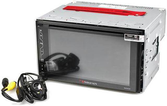 Alt view image 4 of 11 - 6.2" 2 DIN Car Stereo Receiver Bluetooth Camera DVD CD FM Touchscreen Nakamichi