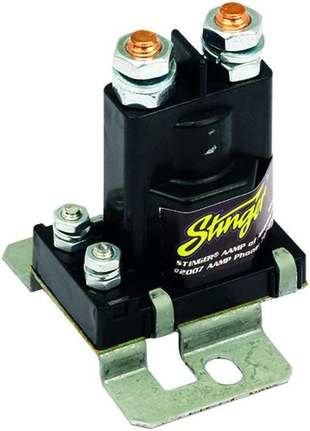 Alt view image 16 of 19 - STINGER SGP38 CAR AUDIO 80 AMP 12V DUAL BATTERY HIGH CURRENT RELAY & ISOLATOR