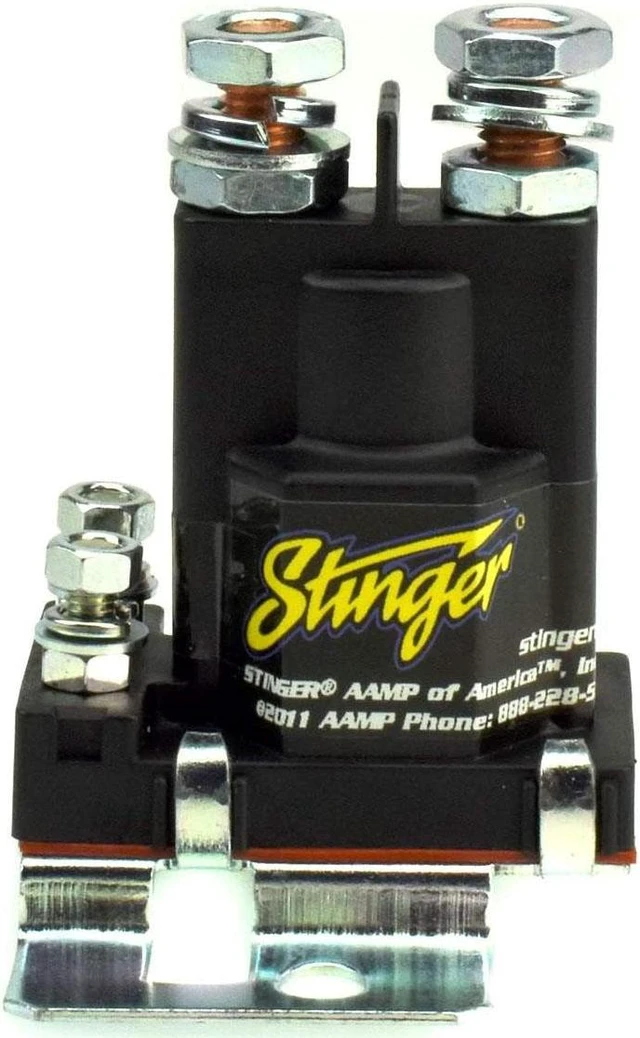 Alt view image 15 of 19 - STINGER SGP38 CAR AUDIO 80 AMP 12V DUAL BATTERY HIGH CURRENT RELAY & ISOLATOR
