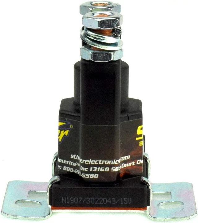Alt view image 17 of 19 - STINGER SGP38 CAR AUDIO 80 AMP 12V DUAL BATTERY HIGH CURRENT RELAY & ISOLATOR