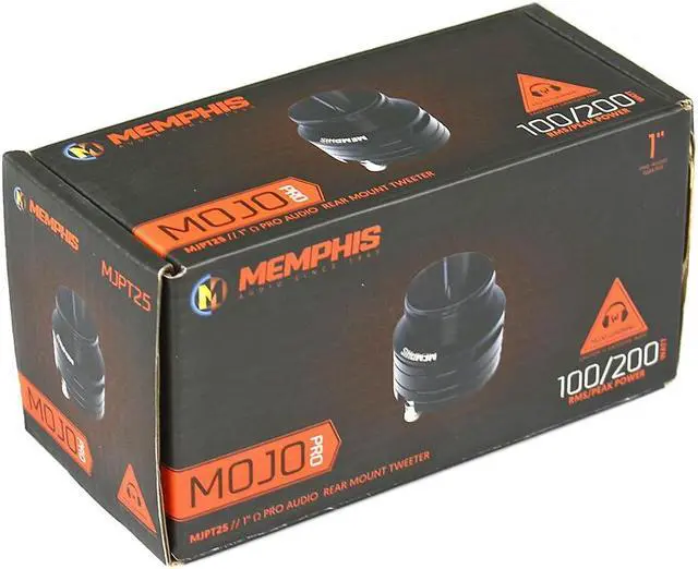 Alt view image 8 of 8 - Memphis Audio MJPT25 MOJO Pro 1 Tweeters