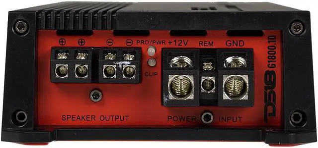 Alt view image 2 of 3 - DS18 Class D Monoblock 1-Channel Subwoofer Amplifier 1800 Total Watts G1800.1D