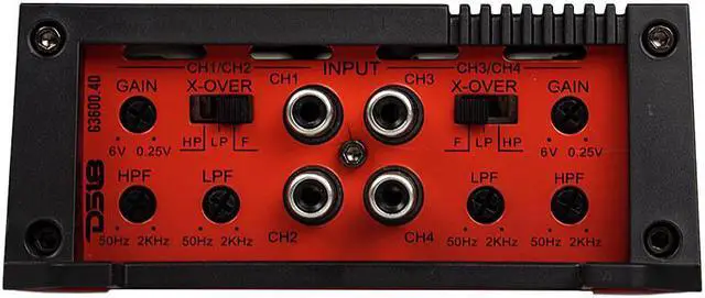 Alt view image 3 of 3 - DS18 Full-Range Class D Stereo 4-Channel Amplifier 3600 Watts Maximum G3600.4D