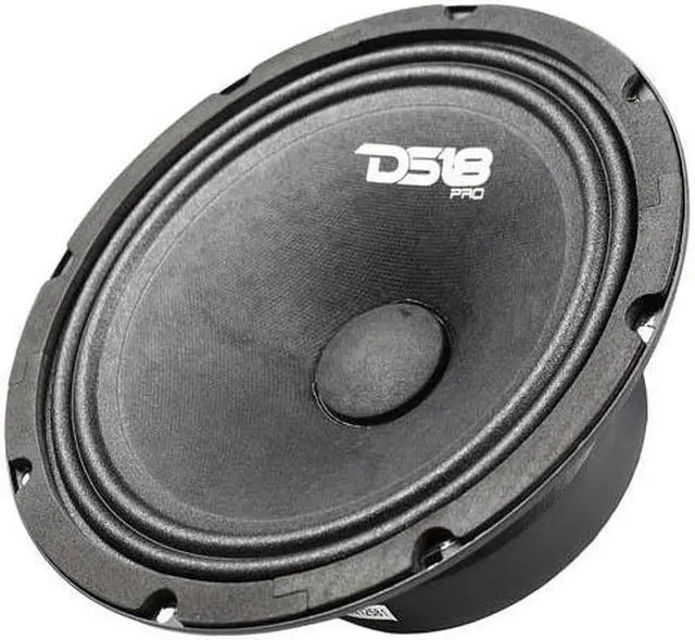 Alt view image 2 of 3 - ds18 pro-gm8 loudspeaker - 8", midrange, black steel basket, 580w max, 190w rms, 8 ohms - premium quality audio door speakers for car or truck stereo sound system (1 speaker)
