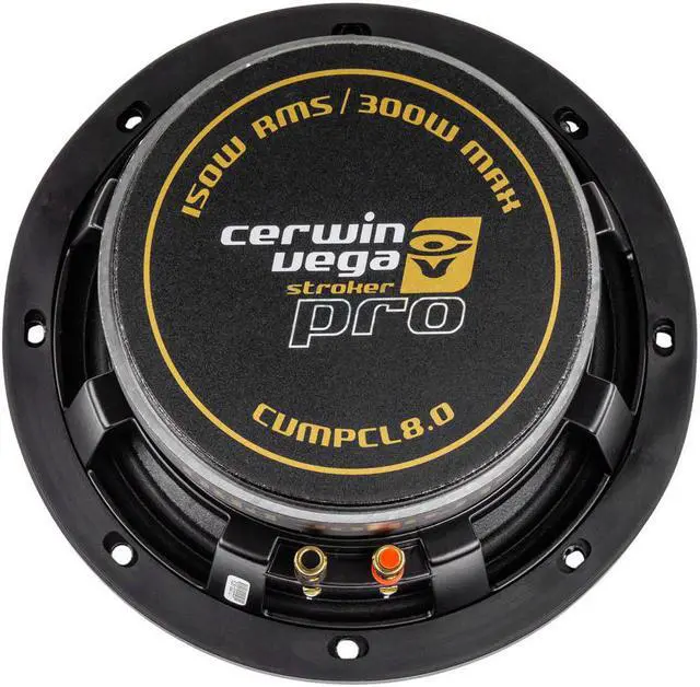Alt view image 4 of 5 - cerwin vega cvmpcl8.0 8" 400w max / 200w rms midrange component speaker