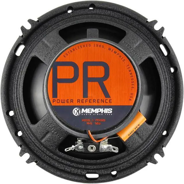 Alt view image 3 of 10 - Memphis Audio 6.5" 3 Way Coaxial Speaker 100 Watts Max Power Reference PRX603