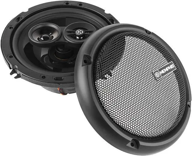 Alt view image 4 of 10 - Memphis Audio 6.5" 3 Way Coaxial Speaker 100 Watts Max Power Reference PRX603