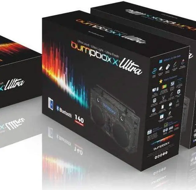 Alt view image 5 of 5 - Bumpboxx Ultra Bluetooth Boombox in Blue