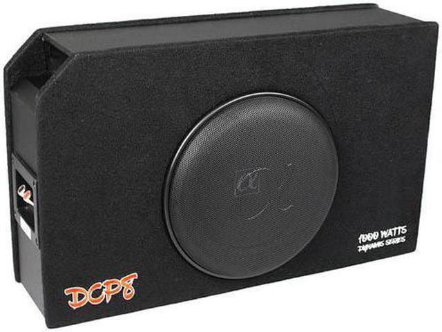 Alt view image 8 of 10 - Alphasonik Dynamis DCP8 8" 1000W 4-Ohm Shallow Mount Flat Enclosed Subwoofer (Each)