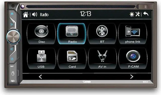 Alt view image 3 of 4 - DS18 - DDX6.9 - 6.9" Touchscreen Double-Din Headunit with DVD, Bluetooth, USB
