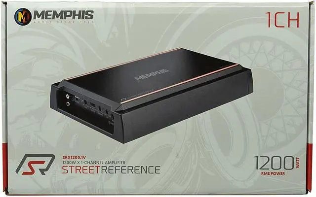 Alt view image 5 of 5 - Memphis Audio Monoblock Amplifier 1200W RMS Class AB Street Reference SRX1200.1V