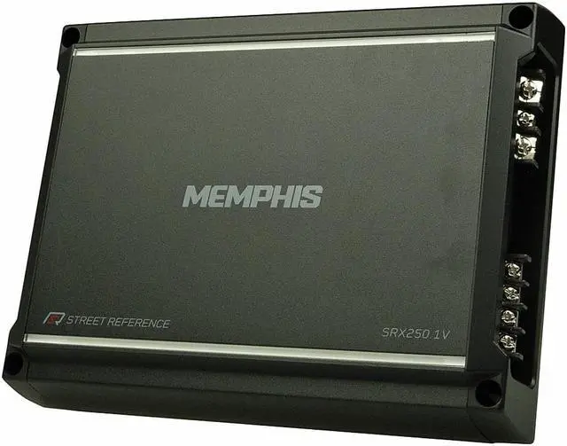 Memphis Audio SRX250.1 ストリートリファレンスシリーズ モノサブウーファーアンプ 250ワット RMS @ 2オーム (リモートバスノブ付属) Memphis Audio 16-SRX250.1 Street Reference mono subwoofer