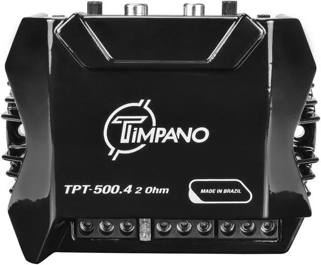 Alt view image 2 of 5 - Timpano 4 Channel Amplifier 500 Watts Max 2 Ohm Digital Car Audio Amp TPT-500.4