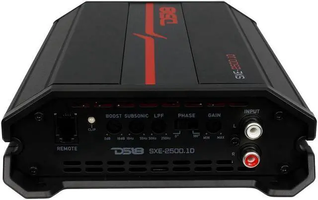 Alt view image 3 of 5 - DS18 SXE-2500.1D Class D 1 Channel Monoblock Car Amplifier 800W Rms 2500W Peak