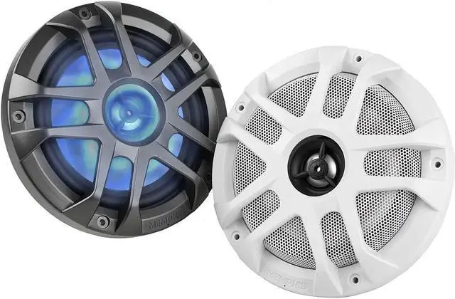 Alt view image 2 of 4 - Memphis Audio MXA60L 6.5 2-Way RGB LED Powersports Marine Speakers