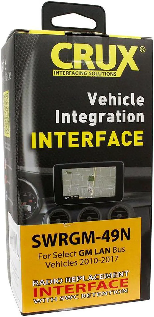 Alt view image 2 of 7 - Crux Radio Replacement Interface For Select GM Chevy LAN Bus Vehicles 2010-2017