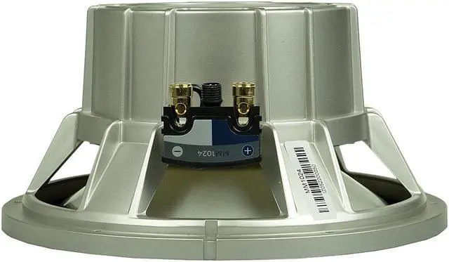 Alt view image 5 of 6 - Memphis Audio MM1024 10 Marine Subwoofer  Selectable 1 or 2-ohm