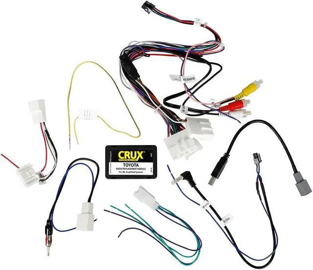 Alt view image 6 of 7 - CRUX SWRTY-61J Radio Replacement with SWC & JBL Amp Retention (for Toyota/Lexus Vehicles 2003-2011)