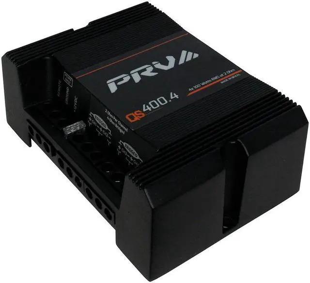 Alt view image 2 of 7 - PRV Audio QS400.4 2 Ohm Mini Compact 4 Channel Full Range Class D Amplifier
