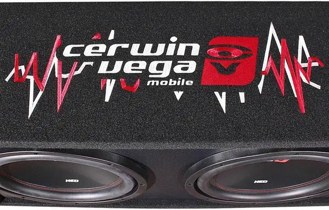 Alt view image 17 of 18 - Cerwin vega BKX212V 3000W MAX Basskit XED Dual 12" loaded vented 3/4" MDF encl w/1000W MAX amplifier