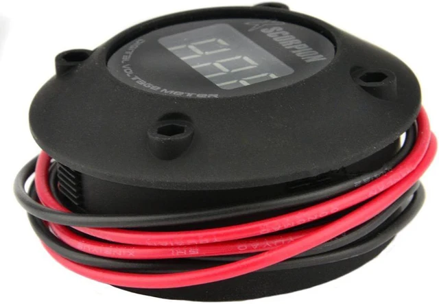 Alt view image 7 of 7 - XSCORPION VOLTMETER DIGITAL 3 DIGIT LED DISPLAY BLACK DVM3RB