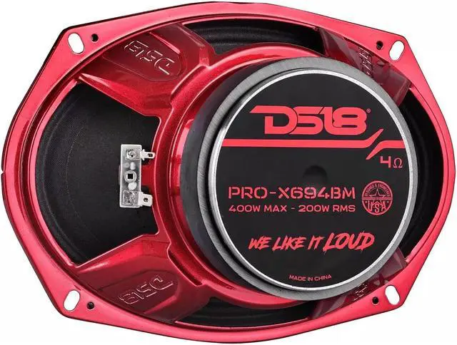 Alt view image 3 of 5 - DS18 6x9" Midrange Loudspeaker 400 Watts Max 200 Watts RMS Car Audio PRO-X694BM