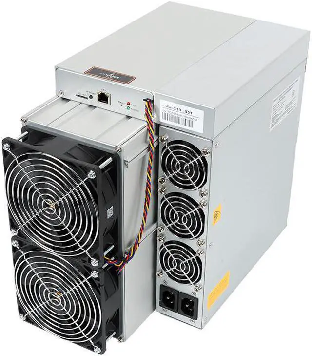 Main image of Blockchain mining machine Asic Bitcoin miner 3215W 95th/s Bitmain antminer s19
