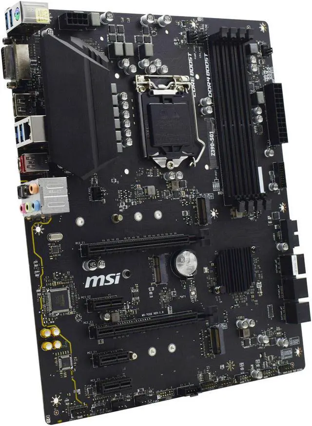 Alt view image 10 of 13 - MSI Z390-S01 Motherboard LGA 1151 Intel Z390 ATX DDR4 M.2 Support 9700K 9900K