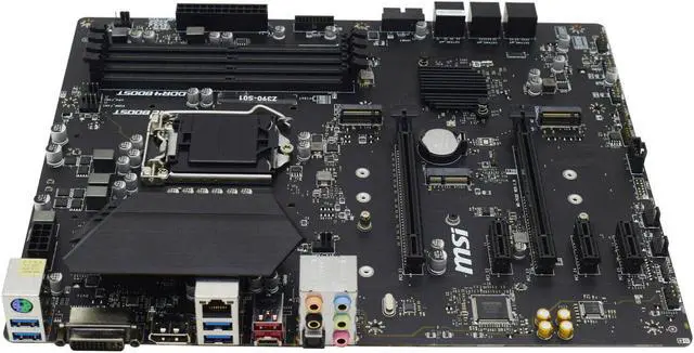 Alt view image 11 of 13 - MSI Z390-S01 Motherboard LGA 1151 Intel Z390 ATX DDR4 M.2 Support 9700K 9900K