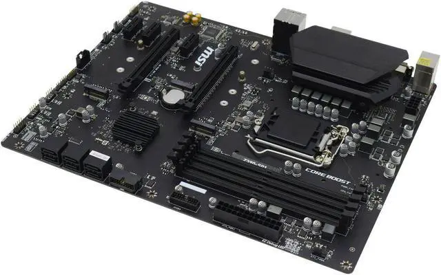 Alt view image 12 of 13 - MSI Z390-S01 Motherboard LGA 1151 Intel Z390 ATX DDR4 M.2 Support 9700K 9900K