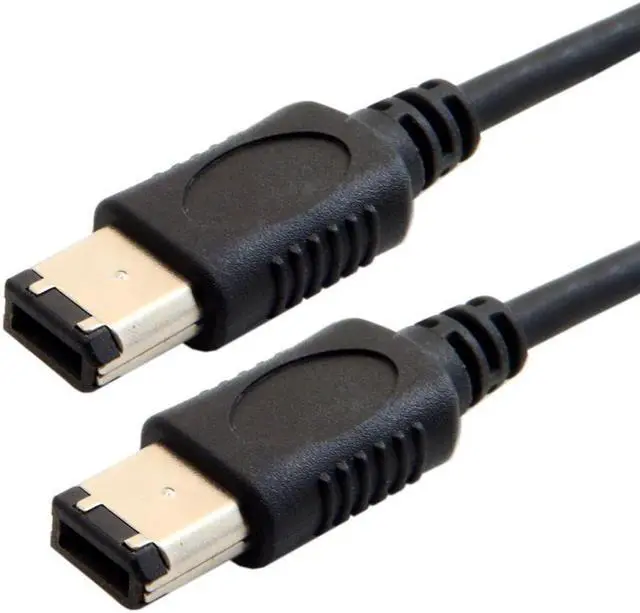 Main image of CY Cable FW-016-1.8M 6 Pin 6pin IEEE 1394 IEEE 1394 Firewire 400 6 6 iLink Cable IEEE 1394 1.8M Black