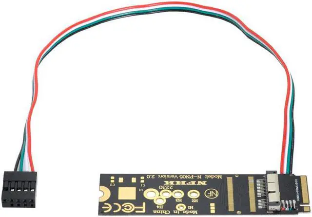 Main image of WiFi Wireless Card 6 Pin + 12 Pin to M.2 NGFF Key-M NVME SSD Adapter for BCM94360CD BCM94360CS BCM943602CS BCM94360CS2