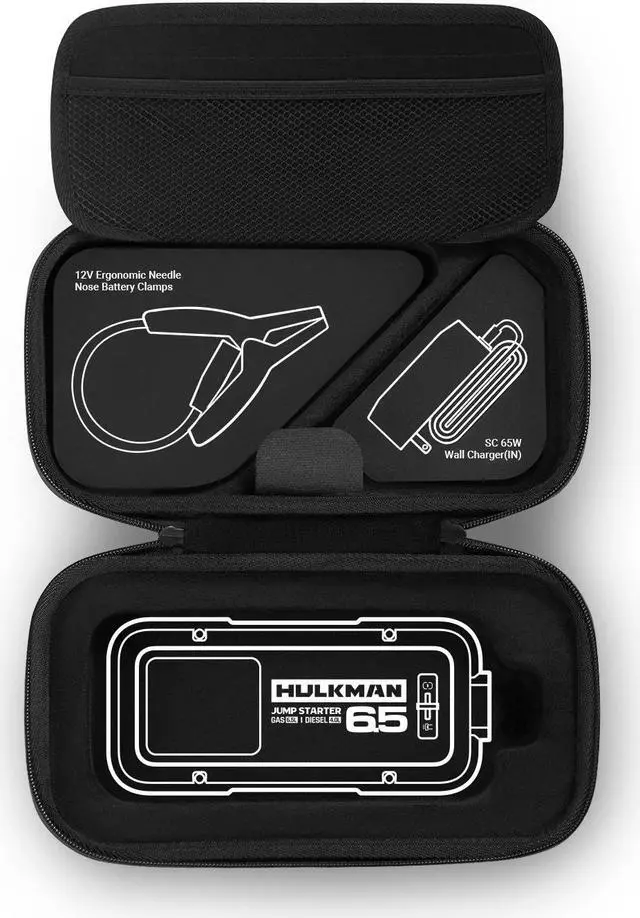 Alt view image 2 of 6 - HULKMAN Alpha Bagx EVA Protection Case for HULKMAN Alpha 65 Jump Starter