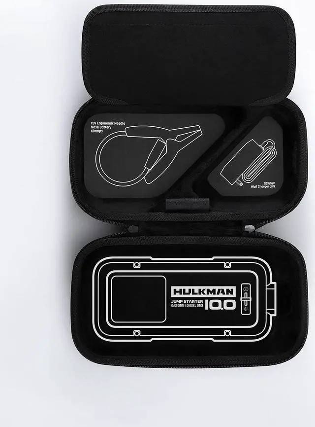 Alt view image 2 of 6 - HULKMAN Alpha Bag Max EVA Protection Case for Alpha100 HULKMAN Alpha Jump Starter