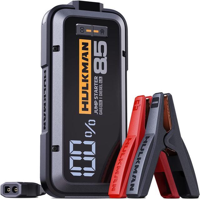 HULKMAN Alpha85 Jump Starter 2000 Amp 20000mAh Car Starter for up to 8.5L  Gas and 6L Diesel Engines with LCD Display 12V Lithium Portable Car Battery  Booster Pack - Coupon Codes, Promo