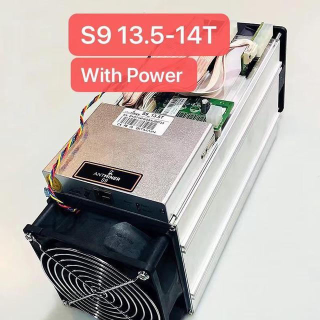  Bitmain Antminer S9 14 Th/s Included Power Supply