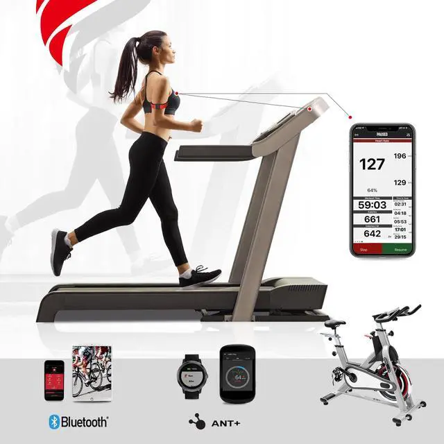 Alt view image 3 of 6 - FITCENT Heart Rate Monitor Armband, Bluetooth ANT+ Optical Heart Rate Sensor Arm Band, Rechargeable Fitness Tracker for Peloton Strava Zwift Polar Beat DDP Yoga Wahoo Fitness