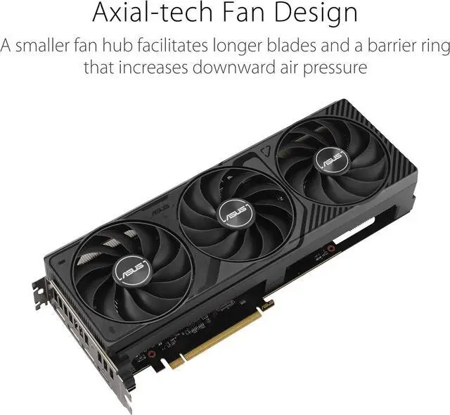 Alt view image 5 of 6 - ASUS The SFF-Ready Prime GeForce RTX 4070 Ti Super OC Edition 16GB GDDR6X Graphics Card (PCIe® 4.0, 16GB GDDR6X, DLSS 3, HDMI 2.1a, DisplayPort 1.4a) - PRIME-RTX4070TIS-O16G