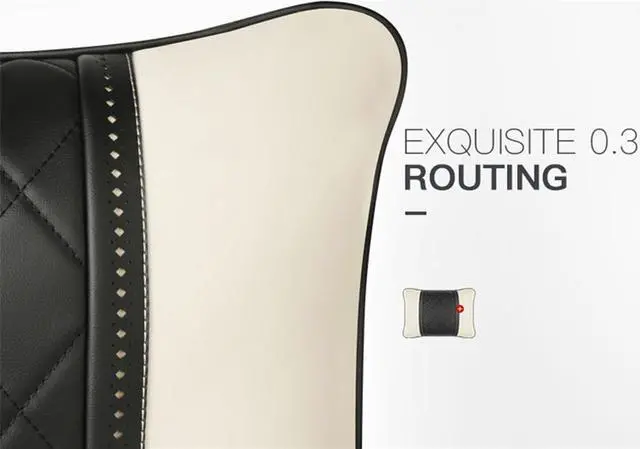 Alt view image 6 of 7 - Car Pillows Napa Leather Car Seat Rest Cushion Car Lumbar Pillow for Mercedes Benz Maybach S-Class Lumbar Support Pillow car Accessories