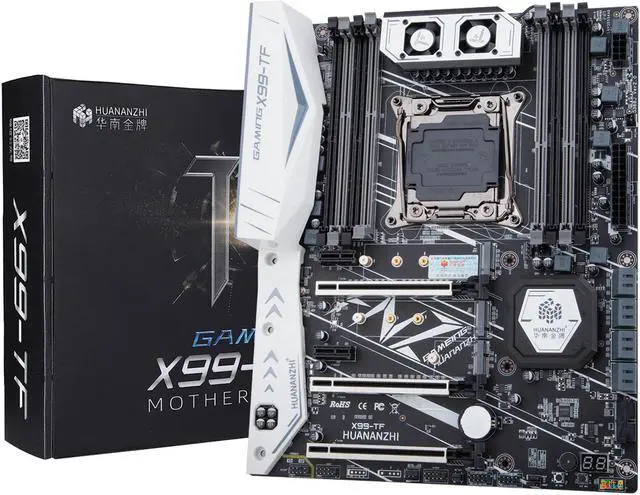 Alt view image 7 of 8 - HUANANZHI X99-TF ATX Standard Desktop Motherboard LGA 2011-v3 E5 v3 v4 I7 CPU DDR4 DDR 3 RAM Supports E5 2680V3 2506V3 2678 V3 E5 V3 V4 Xeon CPU Dual M.2 PICE NVMe Socket Support DDR3 or DDR4 USB 3.0