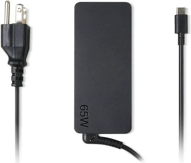 Alt view image 2 of 7 - Lenovo 20V 3.25A 65W USB-C AC Adapter for Lenovo Yoga C930-13, Yoga S730-13, Yoga 920-13, Yoga 730-13, IdeaPad 730s-13, 4X20M26281