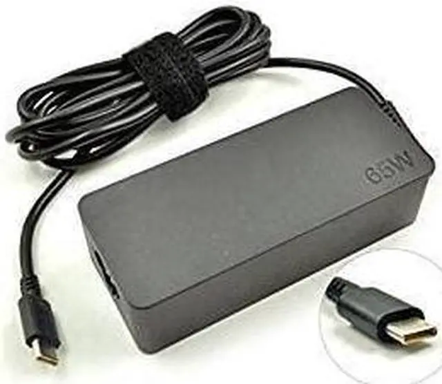 Main image of Lenovo 20V 3.25A 65W USB-C AC Adapter for Lenovo Yoga C930-13, Yoga S730-13, Yoga 920-13, Yoga 730-13, IdeaPad 730s-13, 4X20M26281