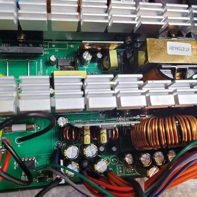 Alt view image 5 of 7 - 1800W Mining Power Supply,ATX PC PSU Supports 6 GPU for Bitmain Ethereum Bitcoin Miner Rigs 110V-240V Power Adapter with 2x12AWG to 4x18 AWG Heavy Duty Power Cable